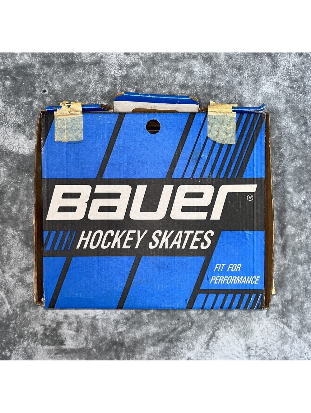 Vintage Bauer Premier Senior Ice Hockey Skates Leather Canstar Size 8 D
